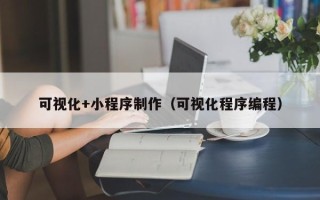 九江可视化+小程序制作（可视化程序编程）